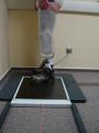 Kontrola stavby protézy na přístroji LASAR Posture